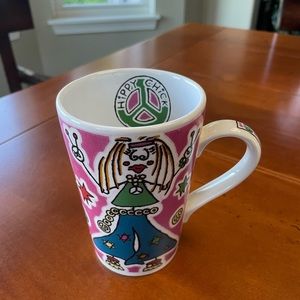 Vintage “Hippy Chick” Coffee Mug